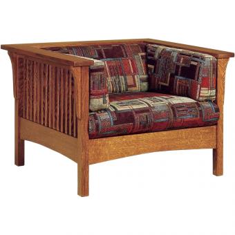 Amish Made Cubic Slat Chair