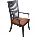 Amish Made Kennebec Dining Arm Chair