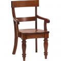 Amish Made Harvest Dining Arm Chair