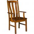 Amish Made Vancouver Dining Arm Chair