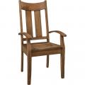 Amish Made Aspen Dining Arm Chair