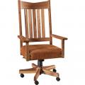 Amish Made Conner Dining Caster Arm Chair