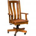 Amish Made Vancouver Caster Chair