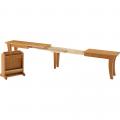 Amish Made Gibson Dining Expandable Bench