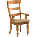 Amish Made Harvest Dining Highback Arm Chair