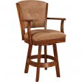 Amish Made Lansfield Dining Swivel Bar Chair