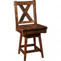 Amish Made Dallas Swivel Bar Chair