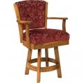 Amish Made Livonia Dining Swivel Bar Chair