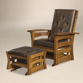 Front View shown with foot stool